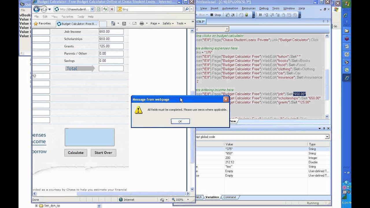 QTP Tutorial 3 Testing QTP Training VB Script QTP Frameworks beginners QTP QTP Testing Automation
