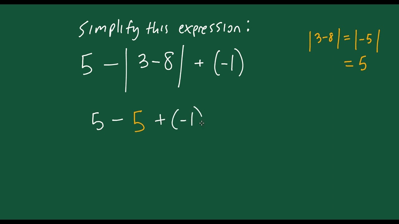 Absolute Value in Expressions - Example 2