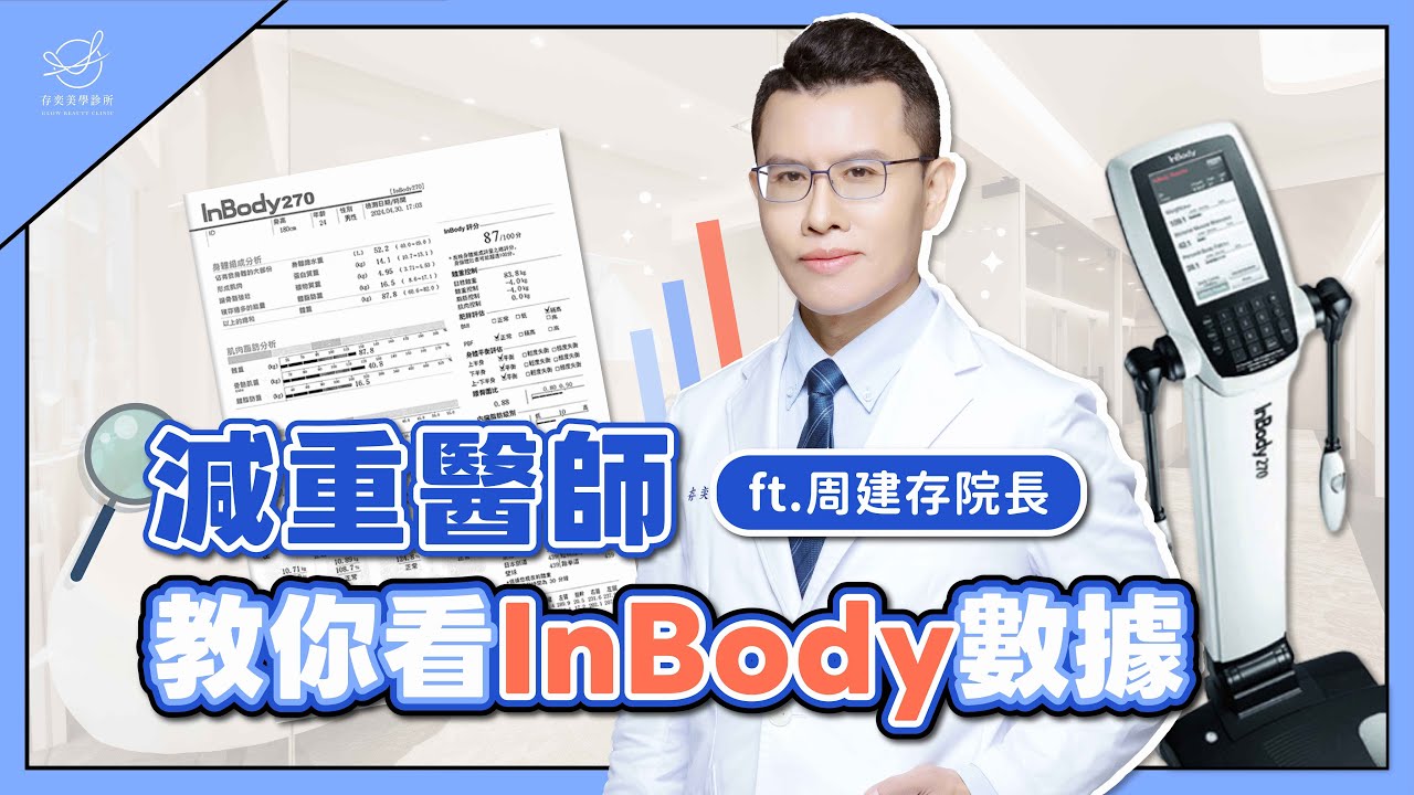 InBody怎麼看？減重醫師教你掌握減肥必看數據【存奕美學診所】｜ 周建存醫師