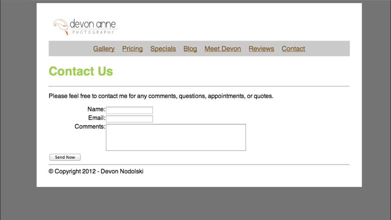 HTML and CSS - Using CSS to Layout a Form