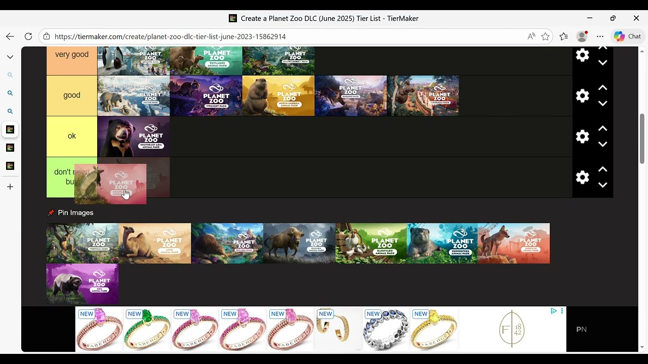 planet zoo DLC tier list