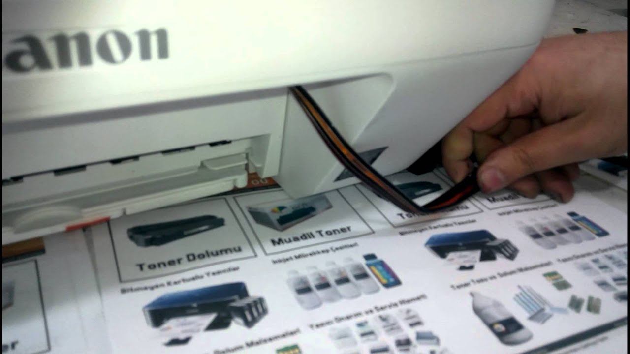 canon mg2450/2550 bitmeyen kartuş kurulum videosu