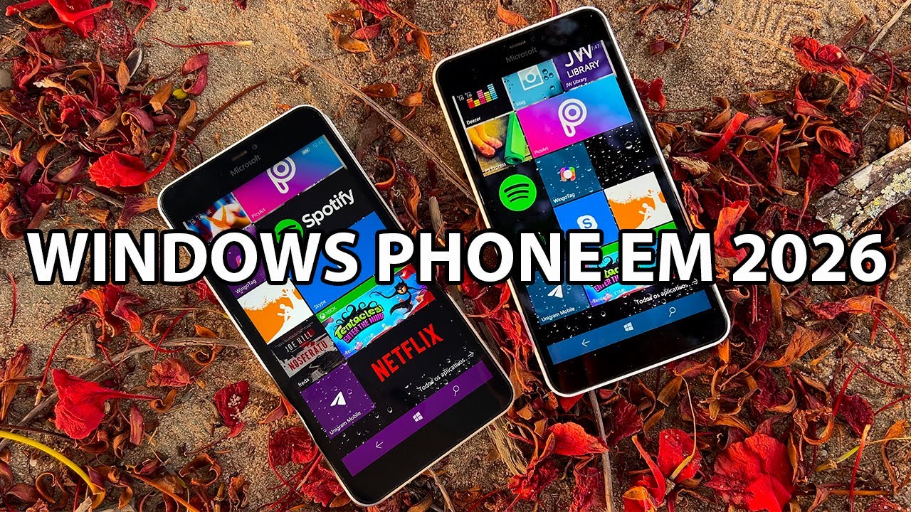 COMO ESTÃO OS NOKIA LUMIA EM 2026 ? | WINDOWS PHONE EM 2026 ?
