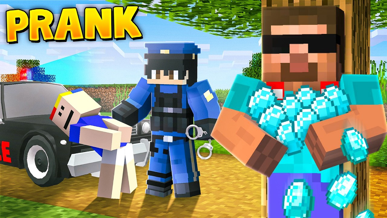 I Become Police to Arrest Proboiz95 in Minecraft..