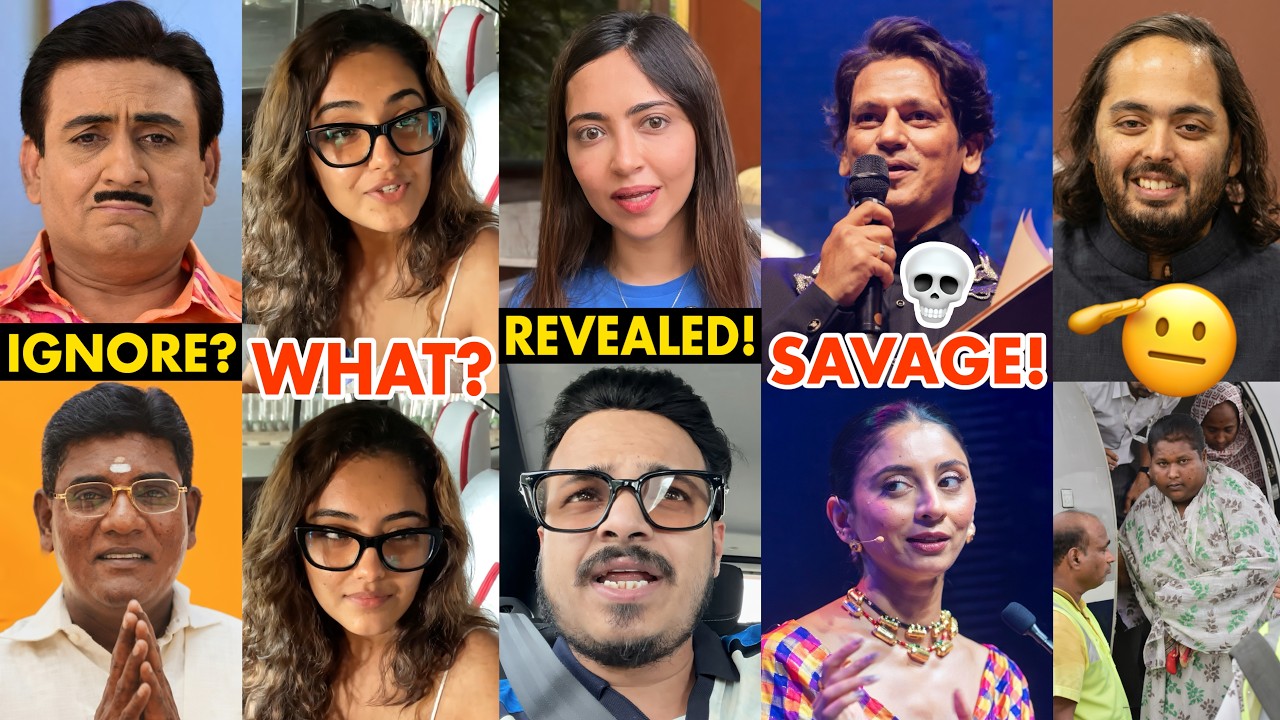 WTF! You Won&rsquo;t Believe What She Did&hellip; 💀😭, TMKOC Iyer Ignored?, Kaashvi Vs 8bit Thug, Anant Ambani