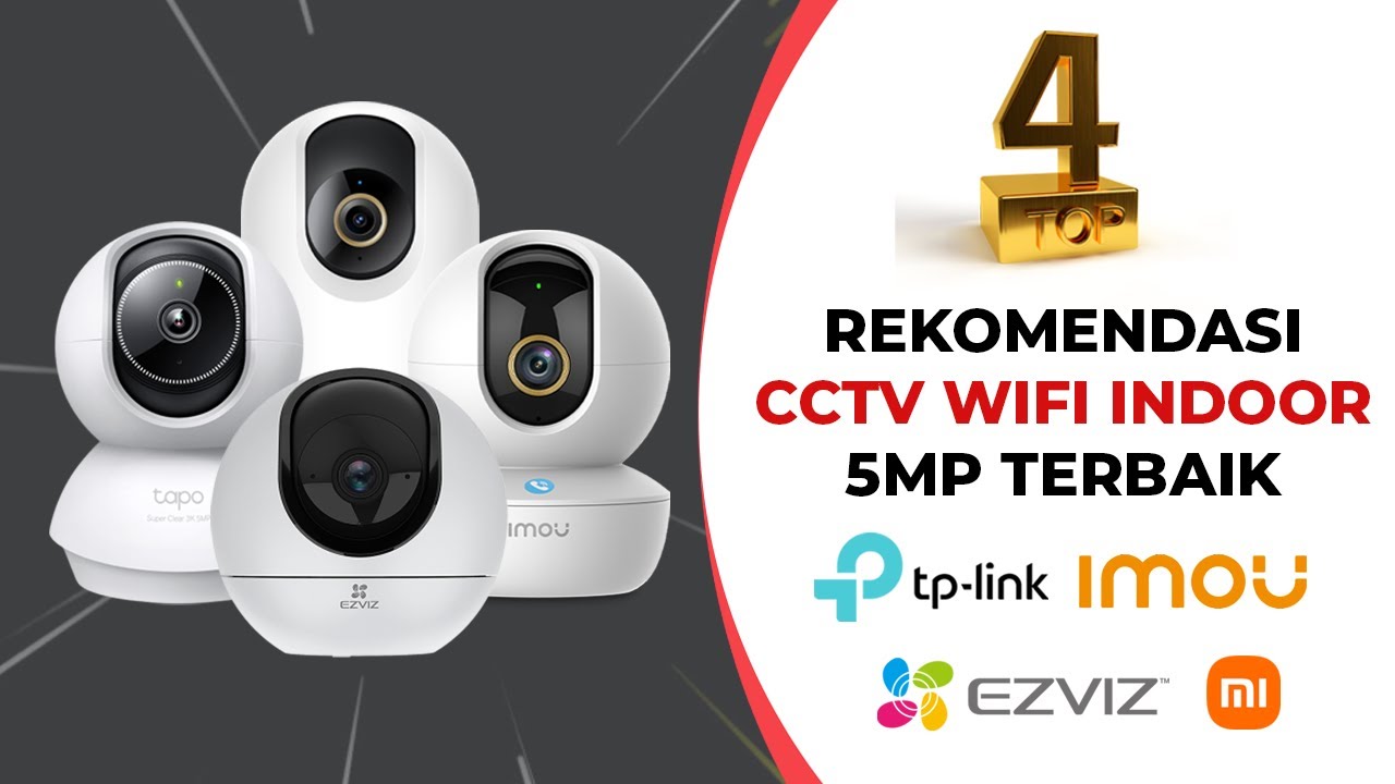 Rekomendasi 4 CCTV WiFi 5MP Indoor Terbaik 2026 &ndash; Cocok untuk Rumah & Kantor!
