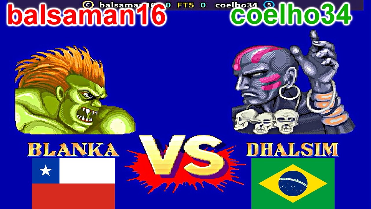 Street Fighter II': Champion Edition - balsaman16 vs coelho34 FT5