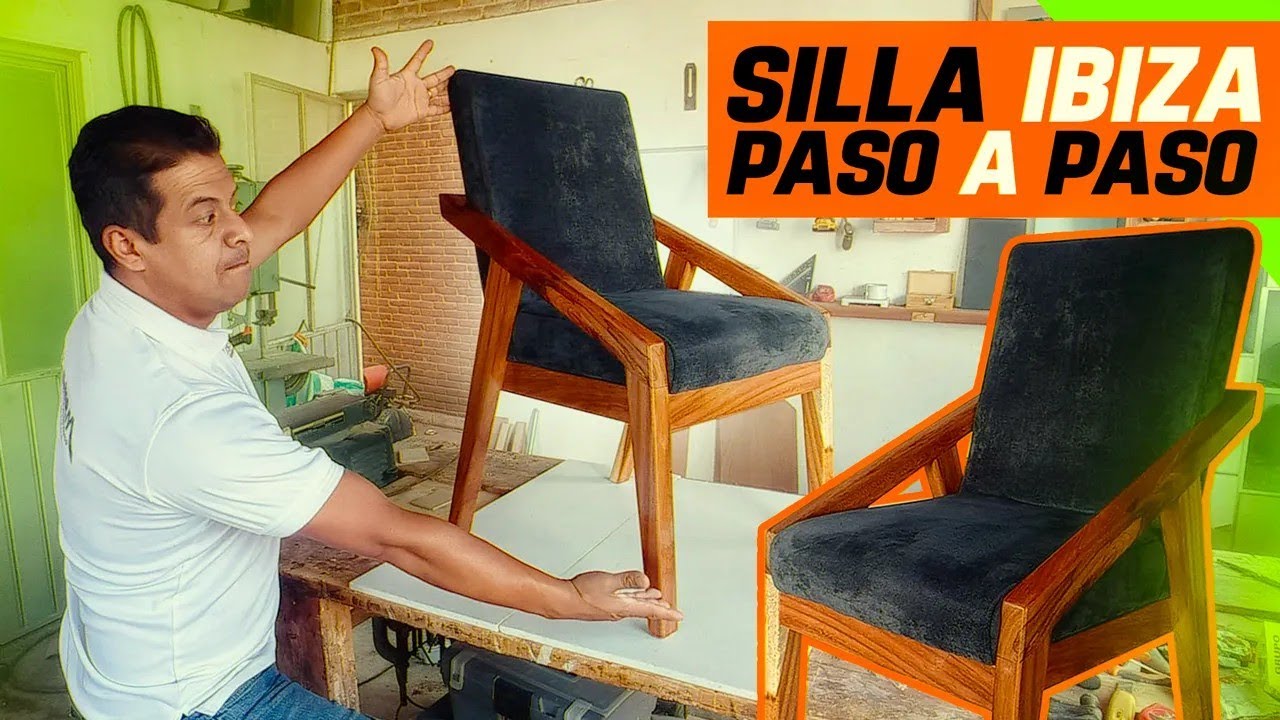 COMO HACER UNA SILLA TUTORIAL PASO A PASO  / SILLA IBIZA #elmueblemoderno