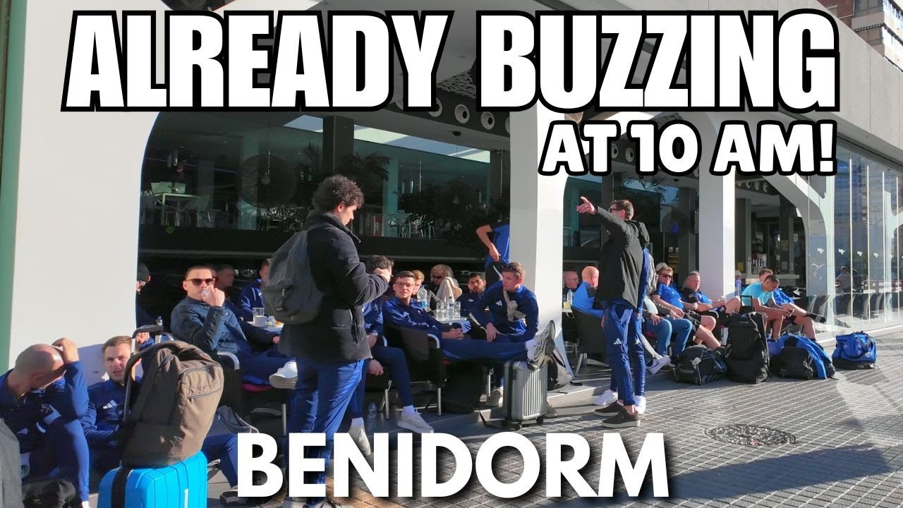 Benidorm Calle Derramador: BUZZING Bars, Hotels & More at 10 AM! 😲