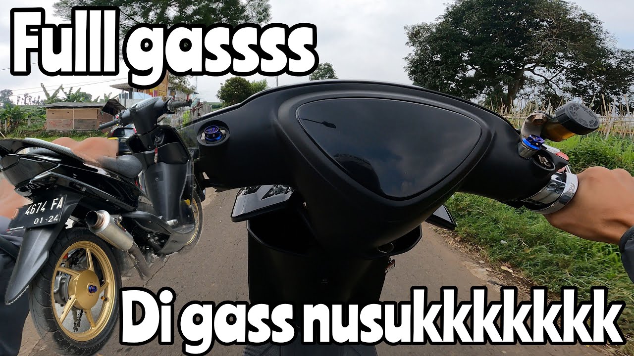 GAS DIKIT JENGAT !! MIO FULL SPEK + HEEDON