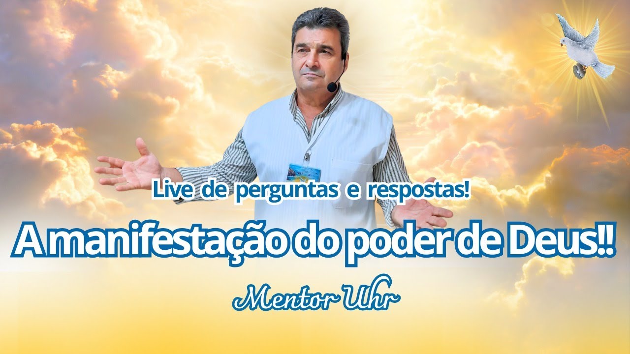 LIVE DE PERGUNTAS E RESPOSTAS! A manifestação do poder de Deus!! Mentor Uhr - 29/01/2026