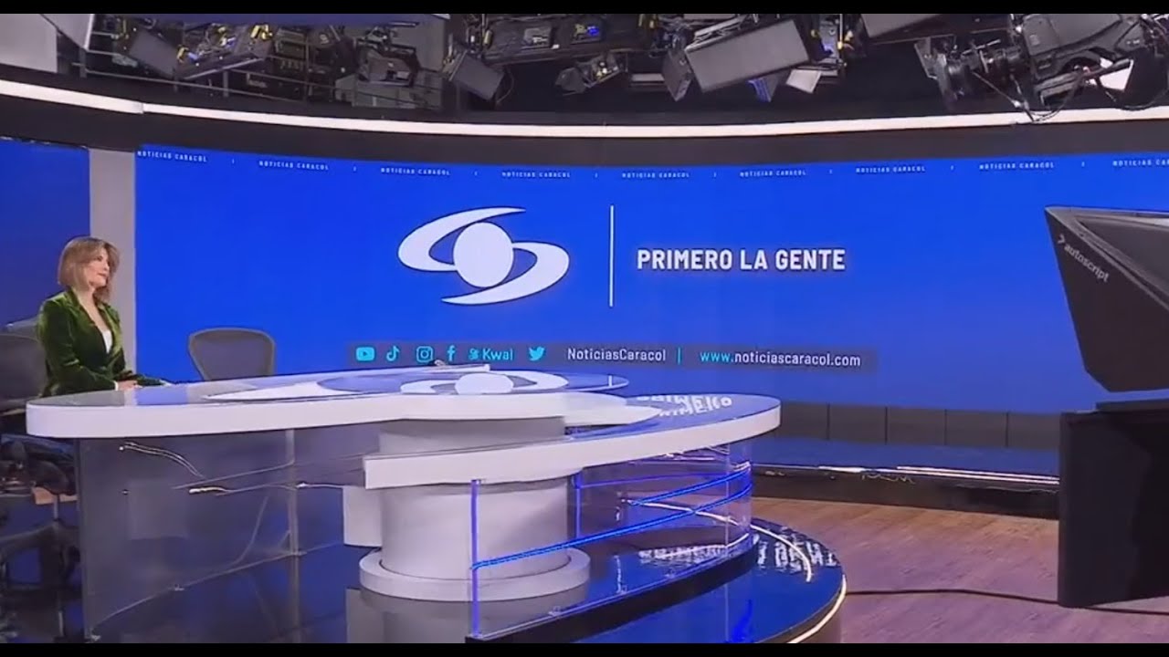 Así se renovó el set de Noticias Caracol, el noticiero preferido por los colombianos