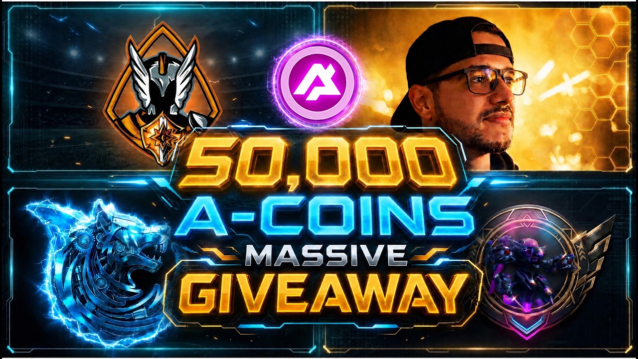 🎁 50,000 A-COINS MASSIVE GIVEAWAY  | Mech Arena |