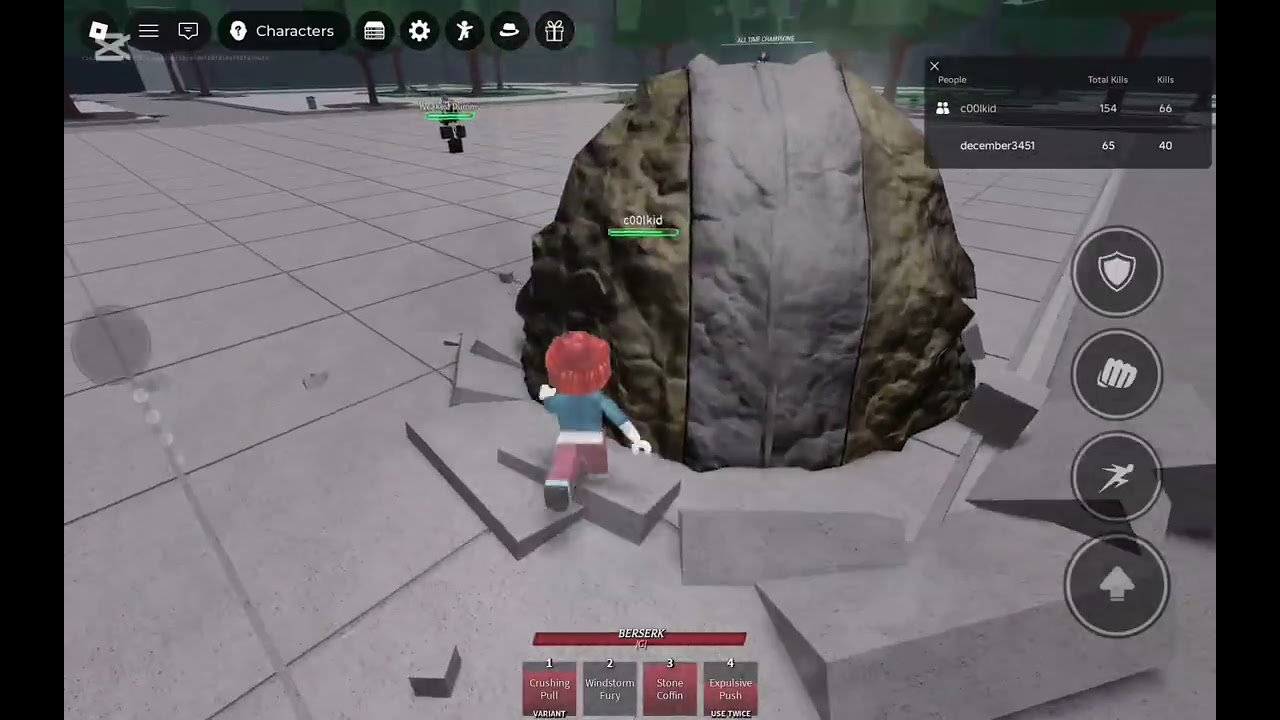 Playing tsb with my brother  #roblox #playing 