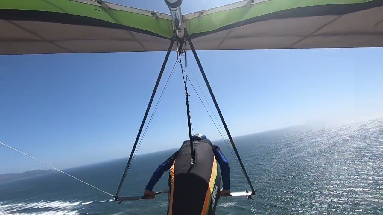 Hang Gliding Fort Funston, CA 7-4-2025: Shear to 1,525 MSL