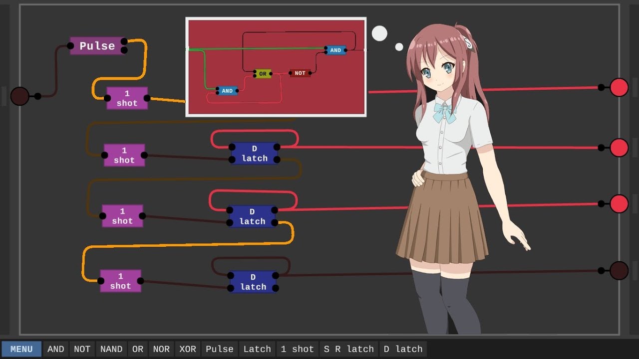 Digital Logic Sim How to build a Binary counter and flip flops