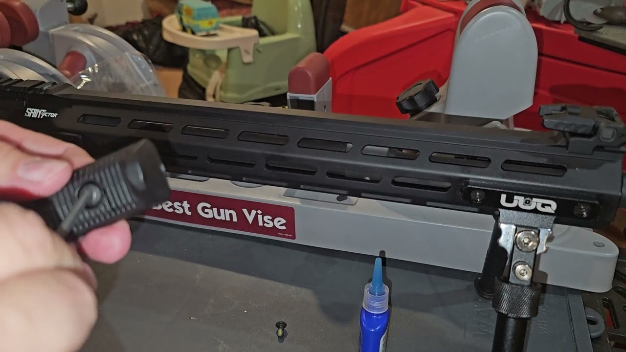How to install a MAGPUL  M-LOK AFG ANGLED FORE GRIP on a Springfield Armory AR-10 Saint Victor