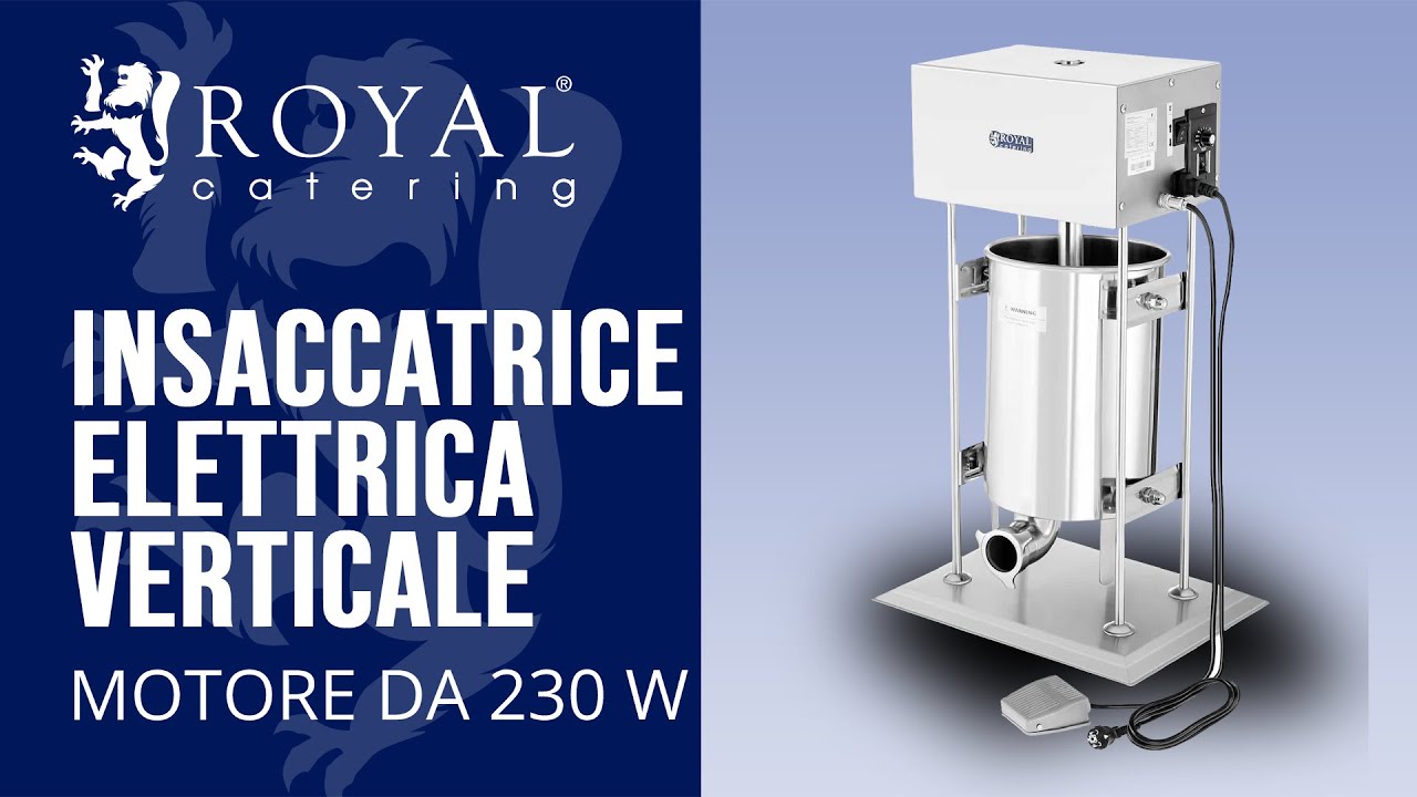 Insaccatrice elettrica verticale Royal Catering RCWF-10LE-H | Presentazione del prodotto