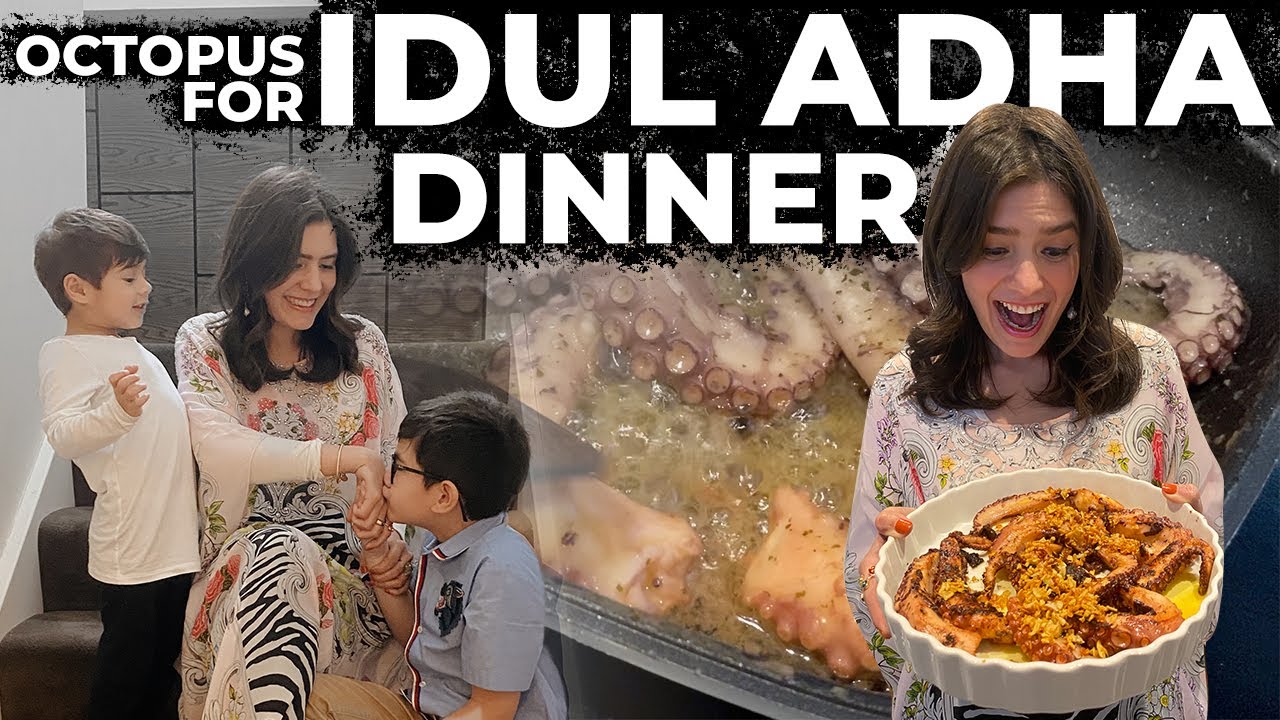 Idul Adha in Melbourne 💝 And I cooked Octopus Garlic Butter Sauce for dinner 😋😋