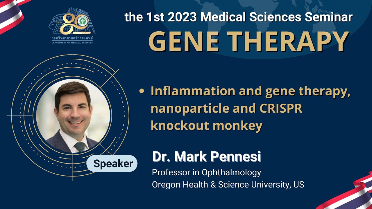 Inflammation and gene therapy, nanoparticle and CRISPR knockout monkey