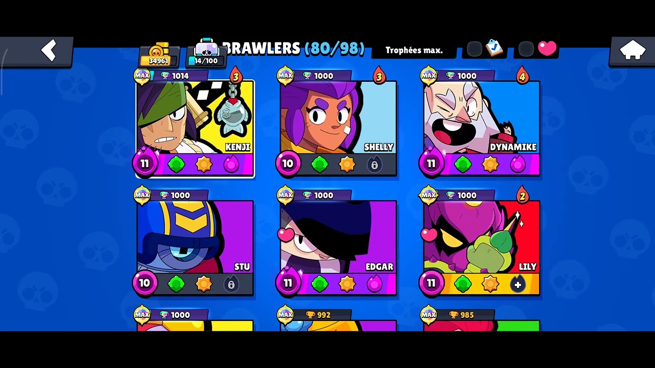 REMONTER TOUT SES BRAWLERS D RUSH RANG MAX PARTIE 1 BIENTÔT PARTIE 2 