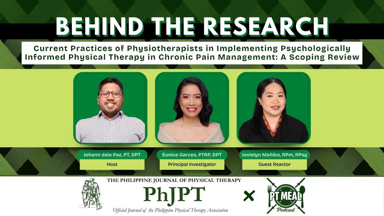 Practices of Physiotherapists in Implementing Psychologically-Informed PT | Behind the Research