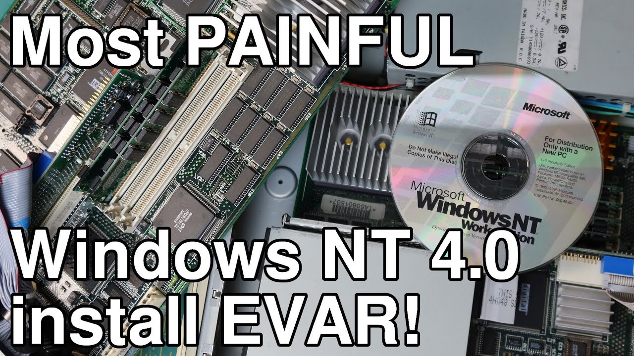 Install Windows NT 4.0 on DEC Multia UDB VX40