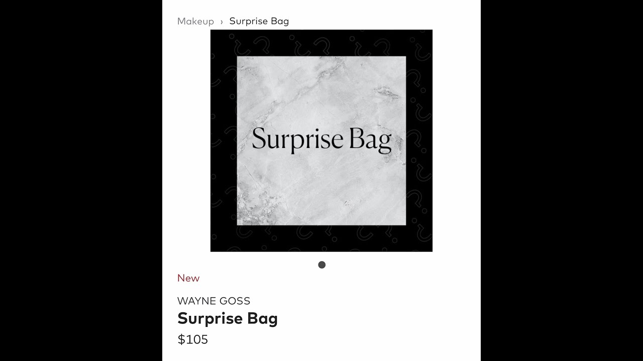 Wayne Goss surprise bag