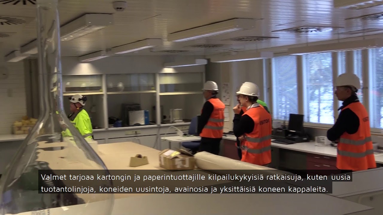 Tehdasvierailu Valmetin Kartonki- ja paperiliiketoimintayksikköön Jyväskylään