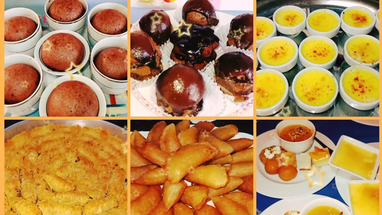 10 اطباق حلويات⁉️اختاري اللي يناسبك🤔كلها احلى من الجاهزة اقتصاديه وعلى قد الميزانيه🥞🥣🍮🍰🥮✅