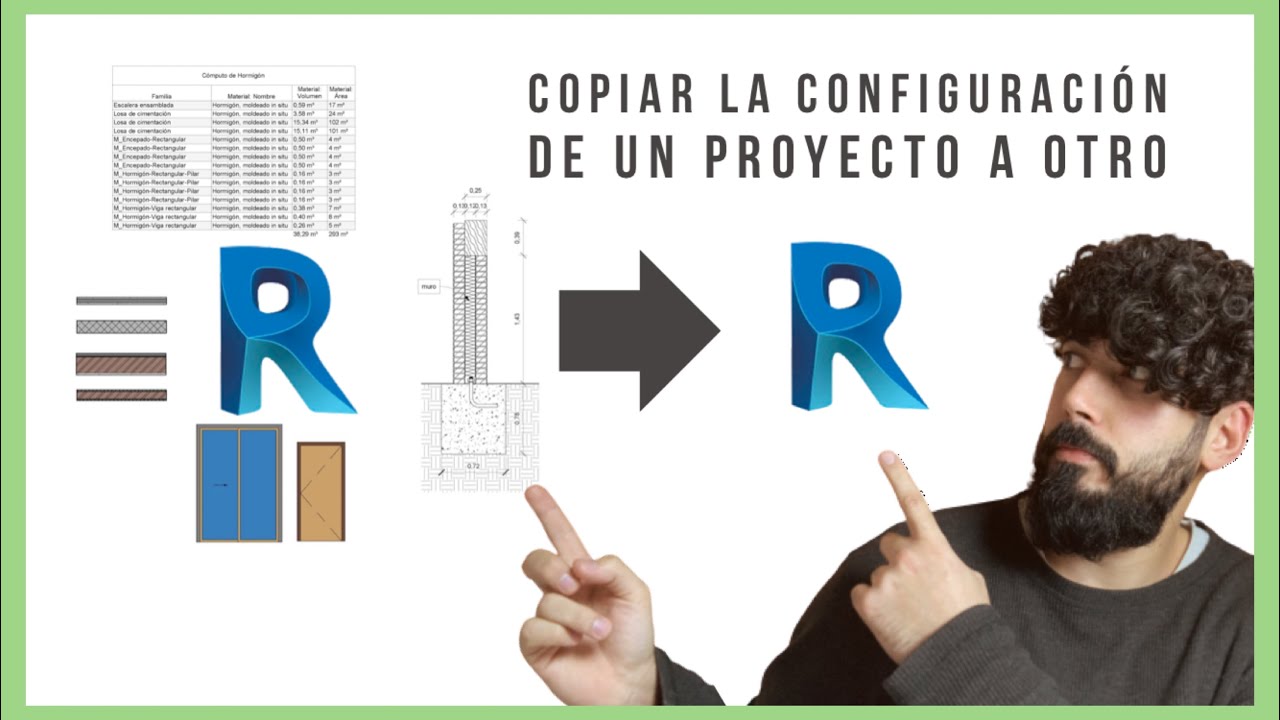 🏠➡🏡  - Como COPIAR en REVIT Computos, Vistas, Familias y Plantillas - TRANFERIR NORMAS de PROYECTO