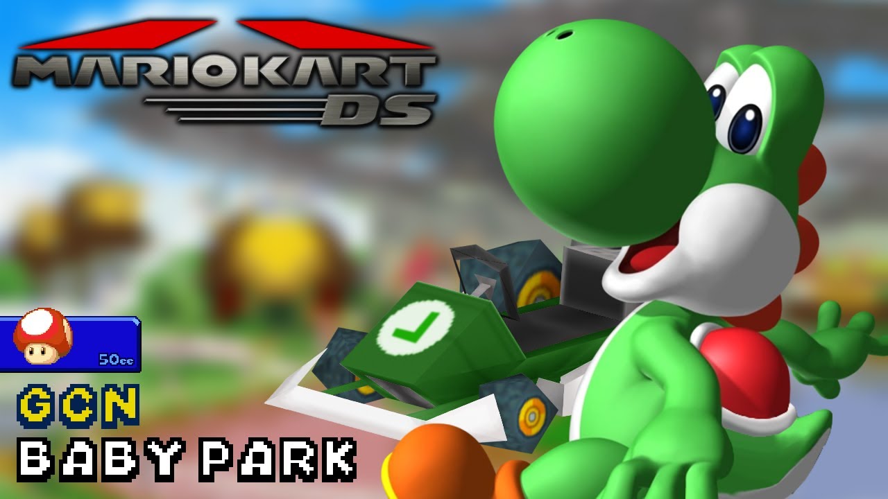 Mario Kart DS - 50cc - Yoshi - Standard LG - GCN Baby Park | Ep. 3608