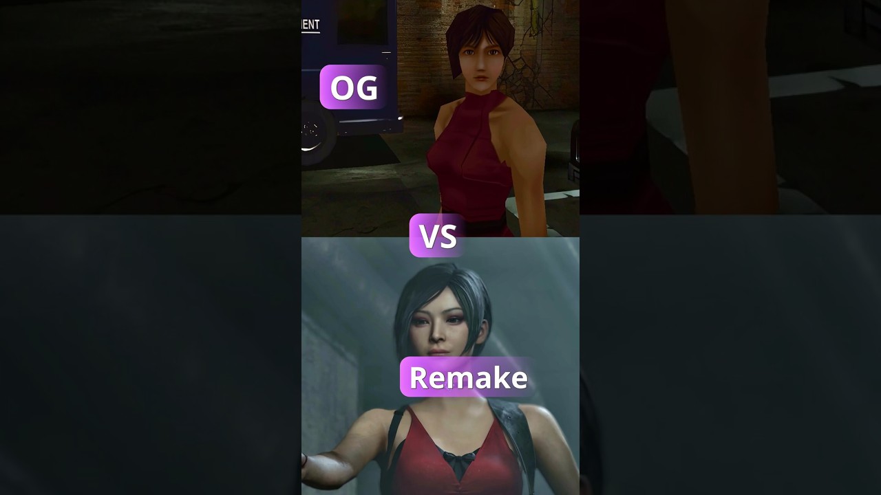 Первая встреча Ады Вонг с Леоном &mdash; Resident Evil 2 OG против Remake