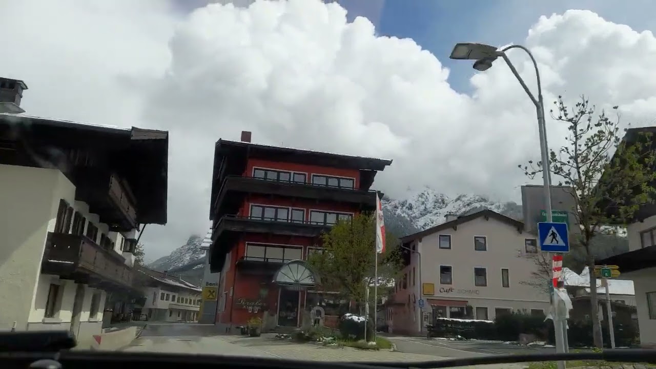 Autofahrt, Waidring, Tirol, Austria