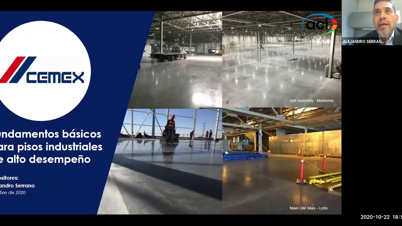 SNEM-ACI; Conferencia Cemex Pisos Industriales
