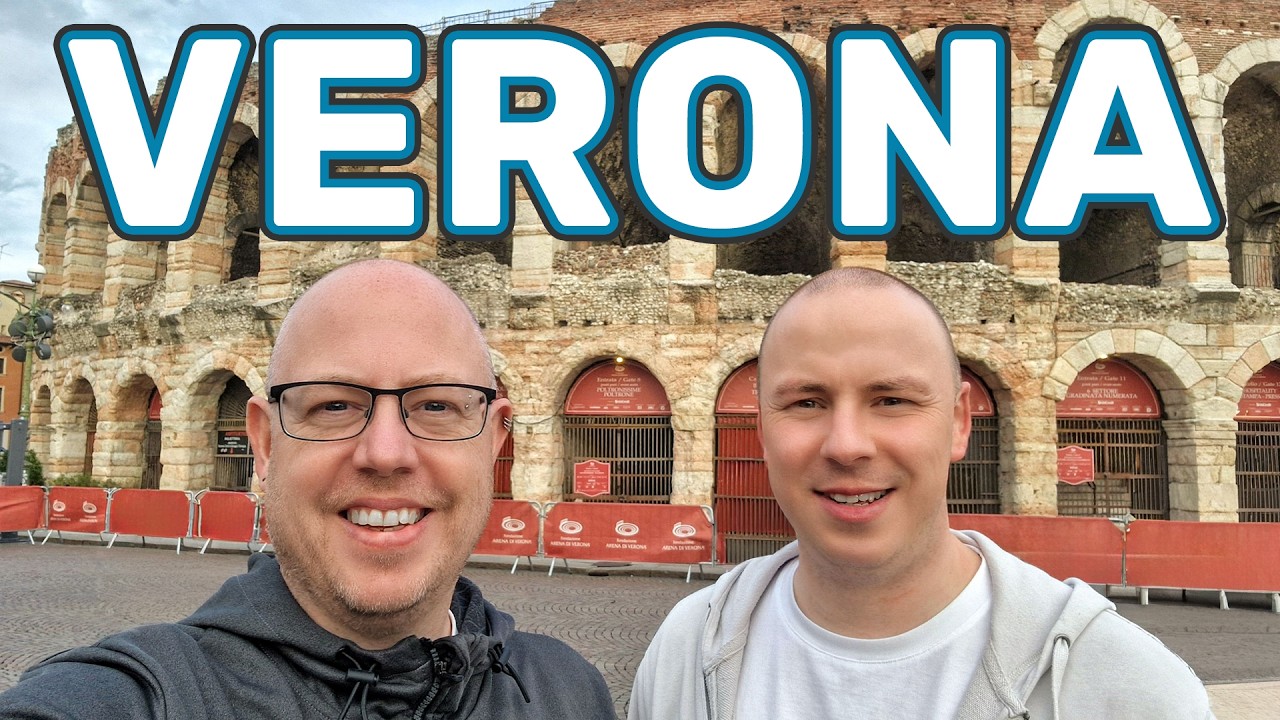 Verona Travel Vlog - The Arena, Castel San Pietro & Old Town! 🇮🇹