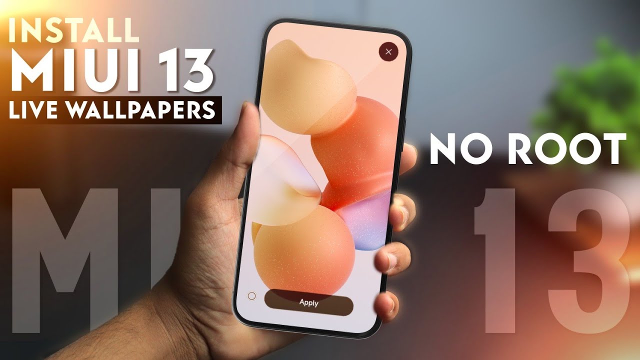 Download MIUI 13 Super Live Wallpaper in Any Xiaomi Redmi and POCO Phones Without Root
