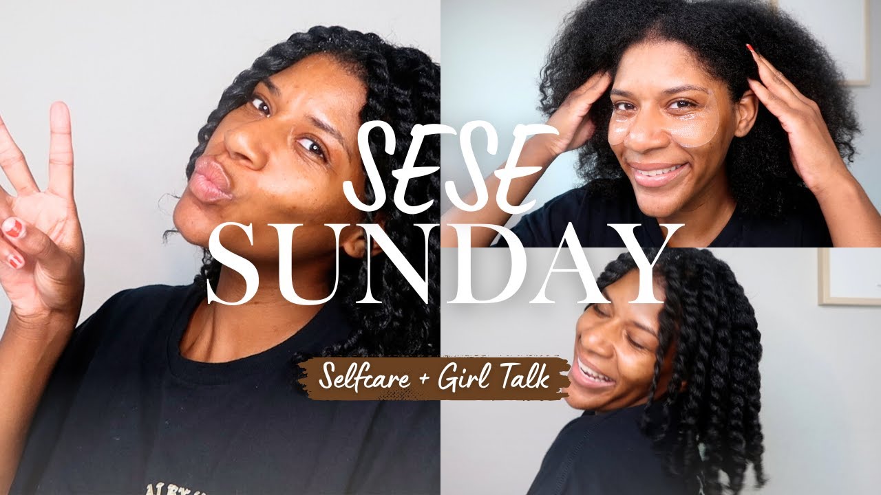 Selfcare SESE Sunday: Professional Athlete Wife Challenges, Twist out + Eyepatches