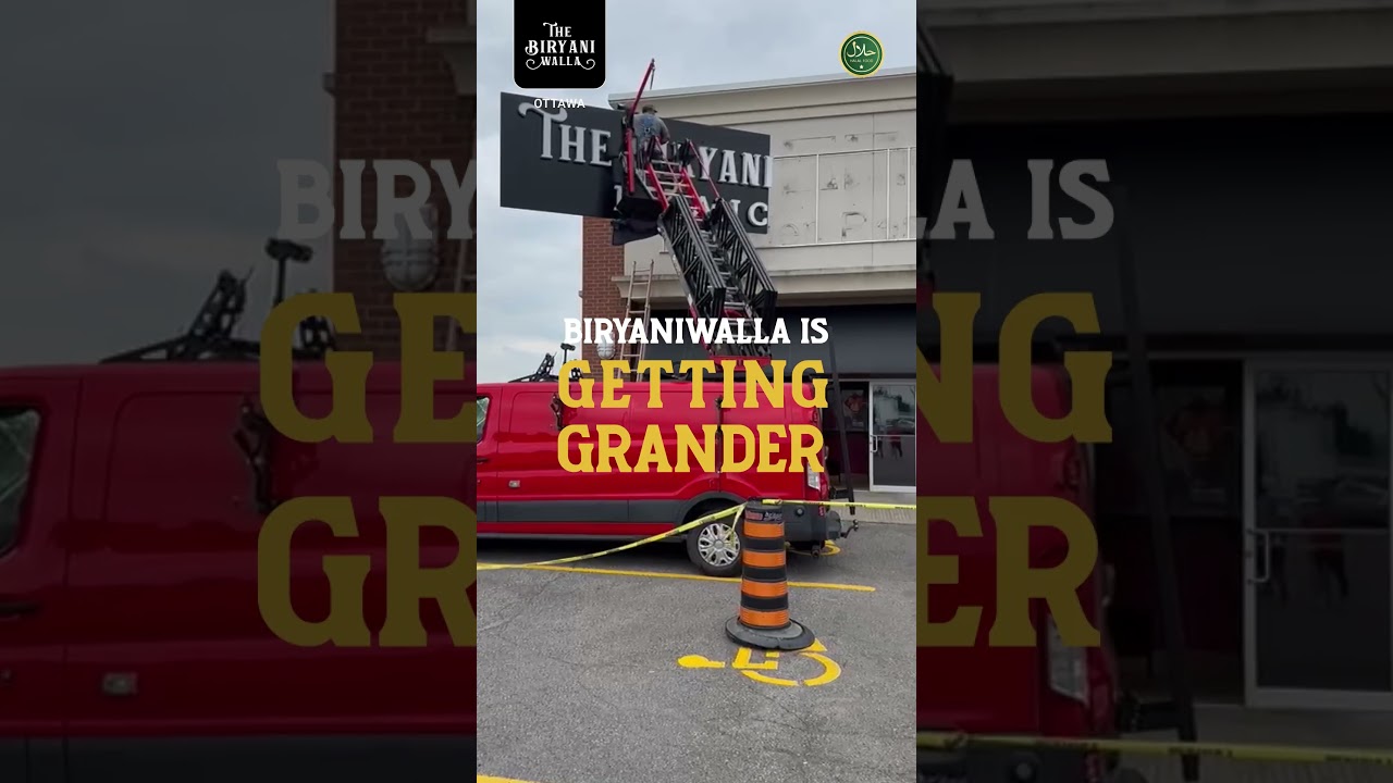 Biryaniwalla Opening Biggest Location in Ottawa | Biryaniwalla Ottawa #biryaniwallaottawa #shorts