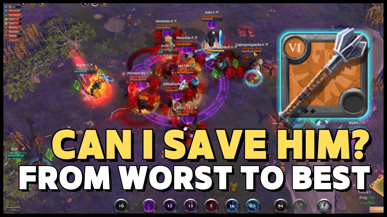 The Best and Worst Defensive Moves in One Fight (Heavy Mace) -  Albion Online PvP (East)