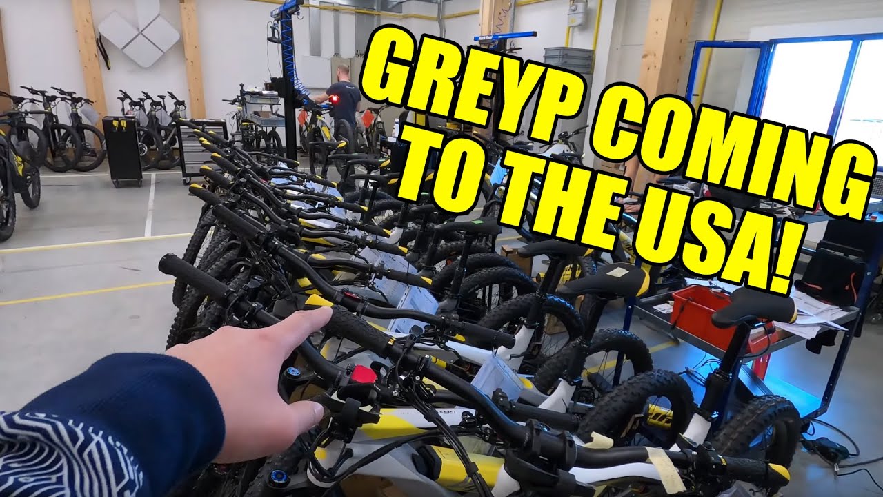 That's A LOT of E-Bikes! | Greyp Factory Tour