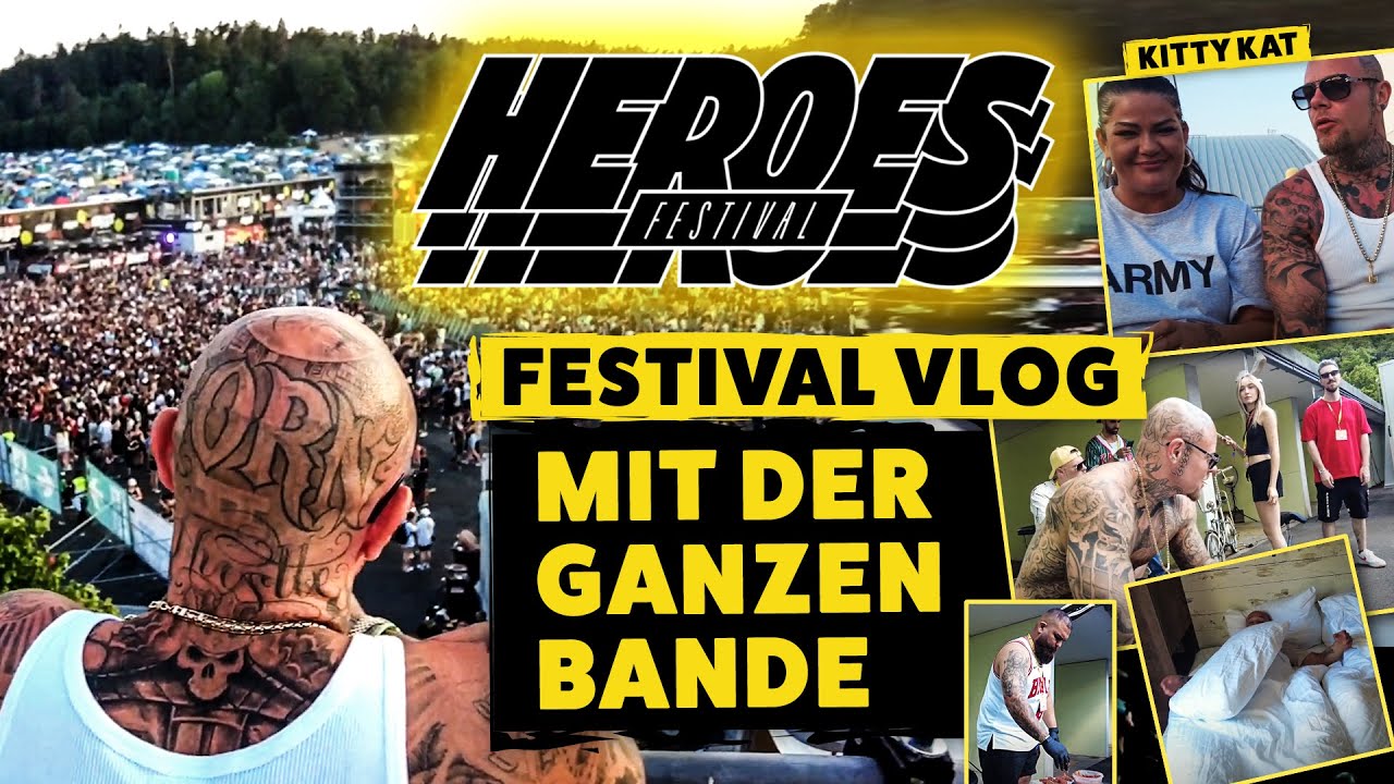 HEROES FESTIVAL VLOG 2023 - Wir stechen wieder  BACKSTAGE !! Diesmal mit der ganzen Bande !!