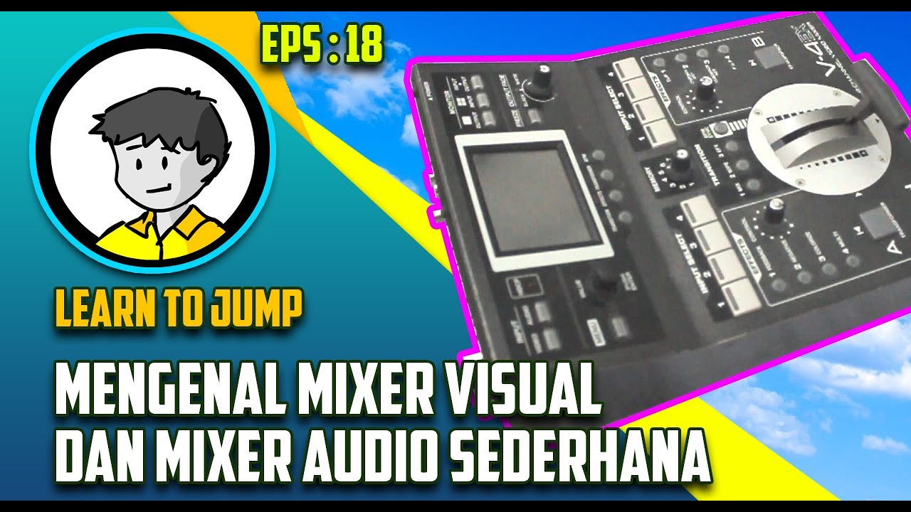 BELAJAR MIXER VISUAL ROLLAND V4 EX