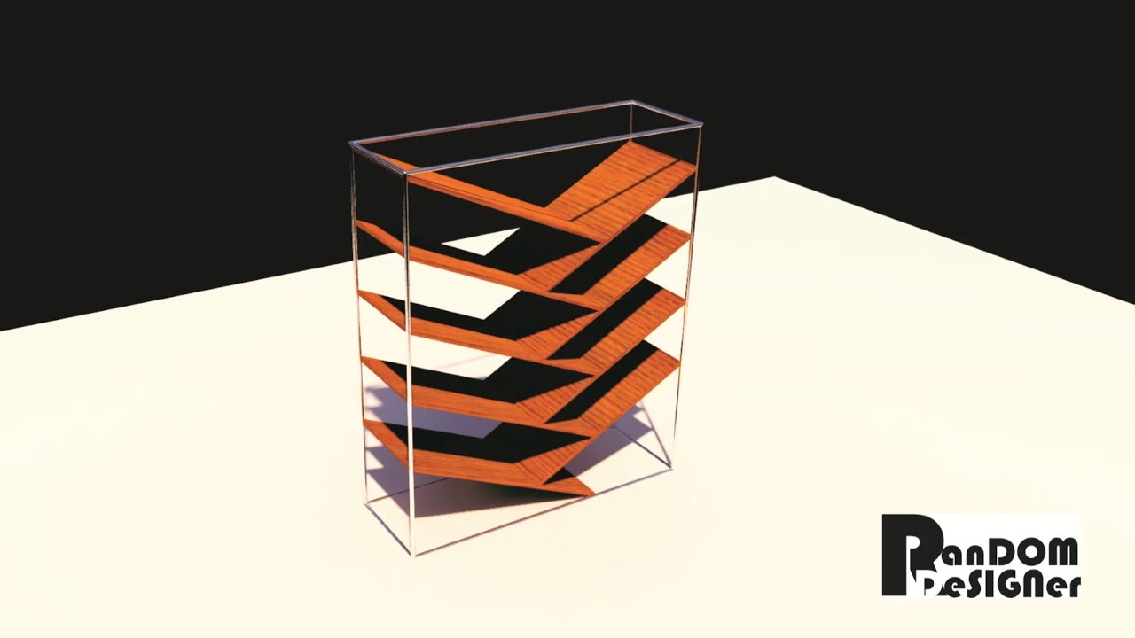 Parameteric book shelf -grasshopper