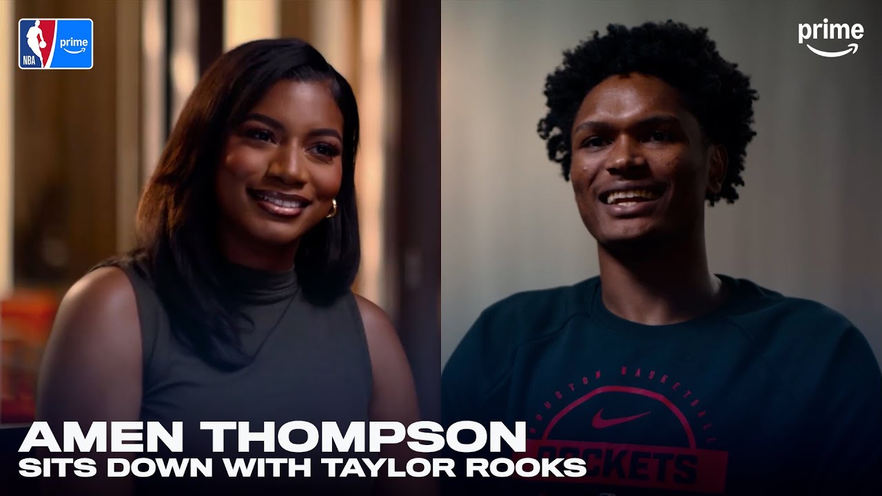 Amen Thompson on Playing with Kevin Durant & Finding Himself in Houston | NBA on Prime
