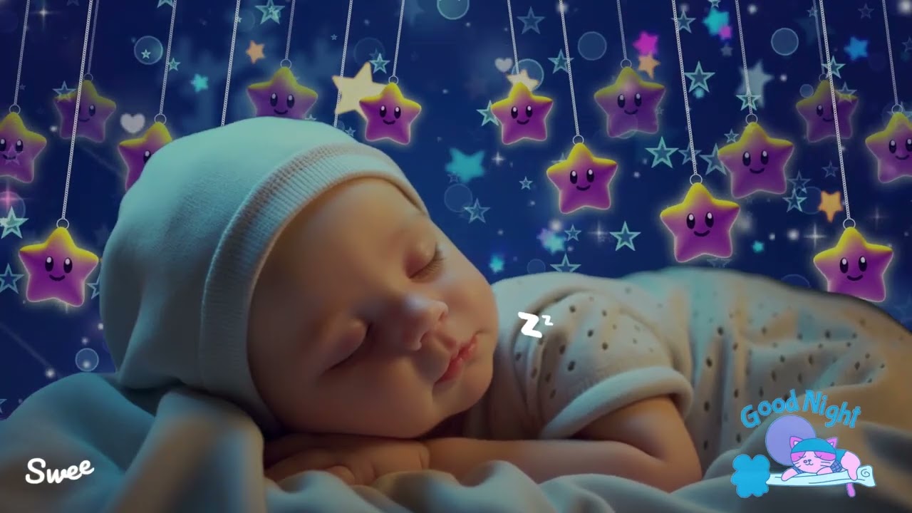 Baby Sleep Music🌙Baby Deep Sleep Fast💖Overcome Insomnia🍼3 Minutes Trick💫Mozart & Brahms Lullabies