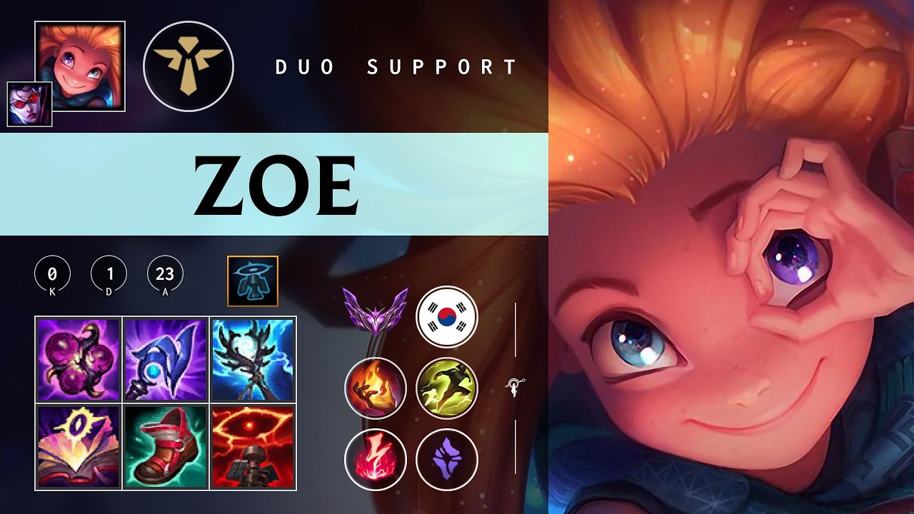 Zoe Support vs Lulu - KR Master Patch 26.05