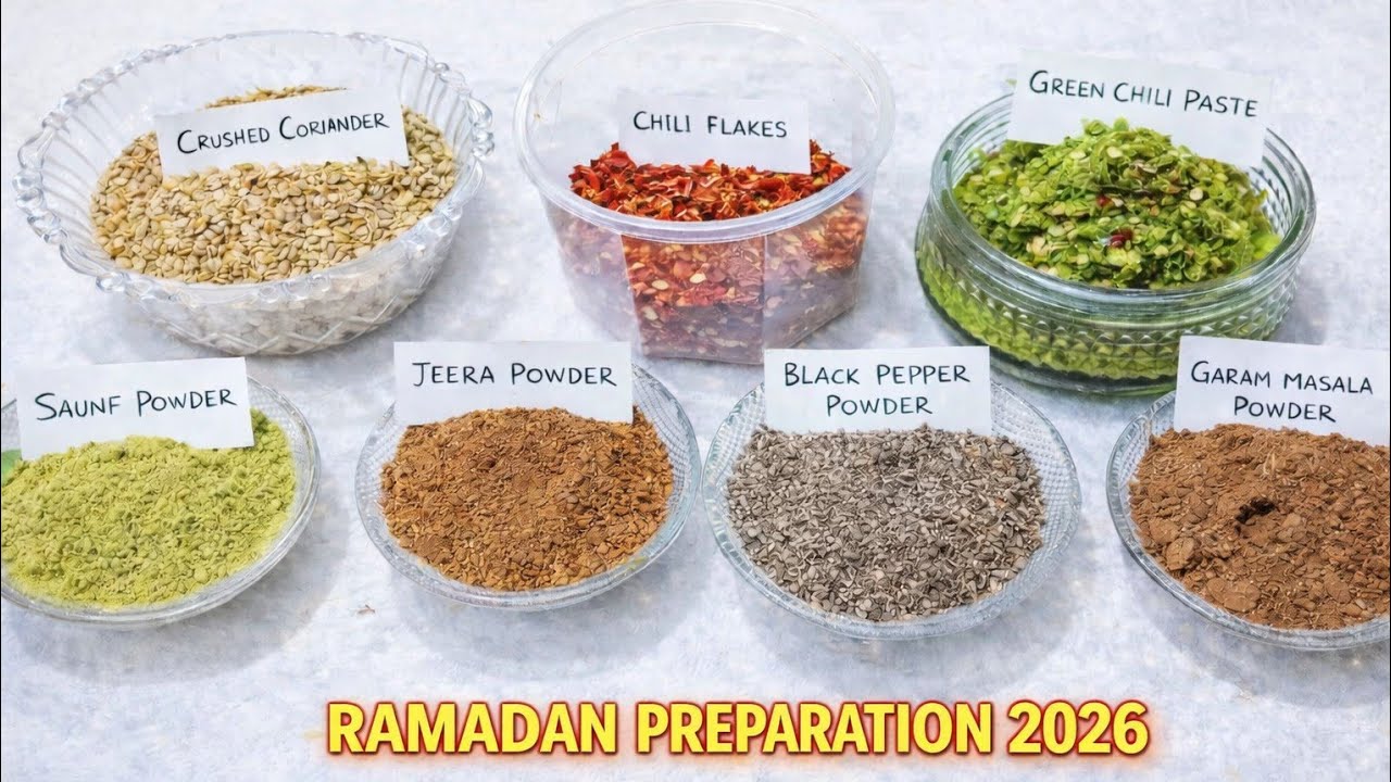 RAMAZAN special masale || Ramzan preparation 2026 | रमजान स्पेशल मसाले 