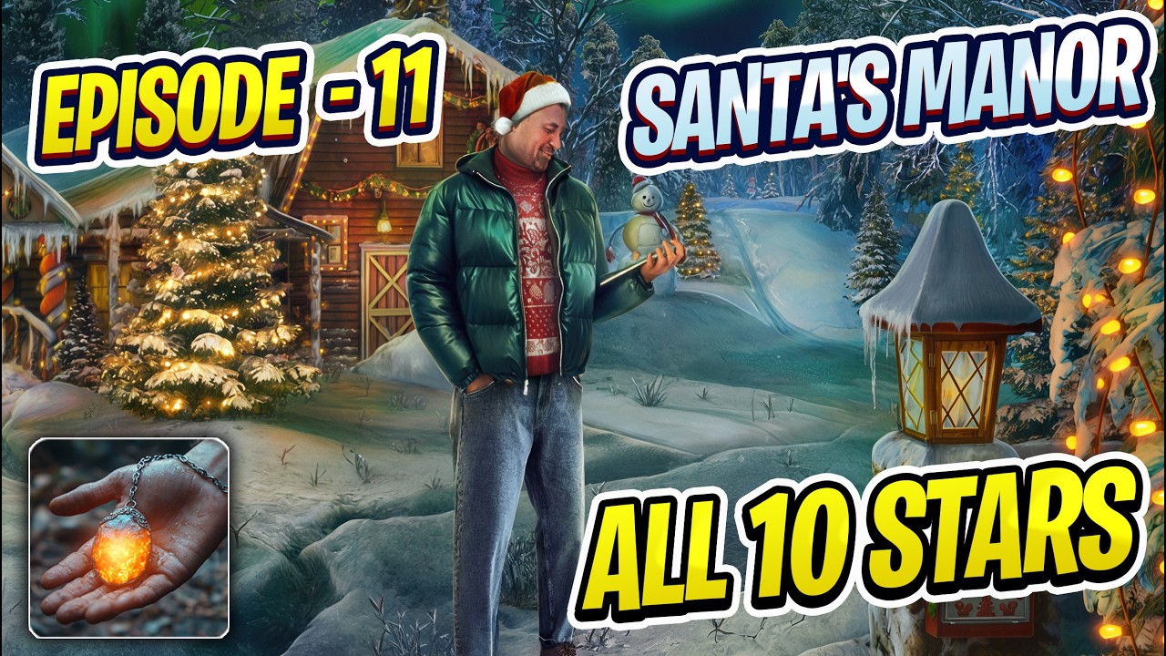 Artifact Seekers Santa's Manor Full Walkthrough - Episode 11