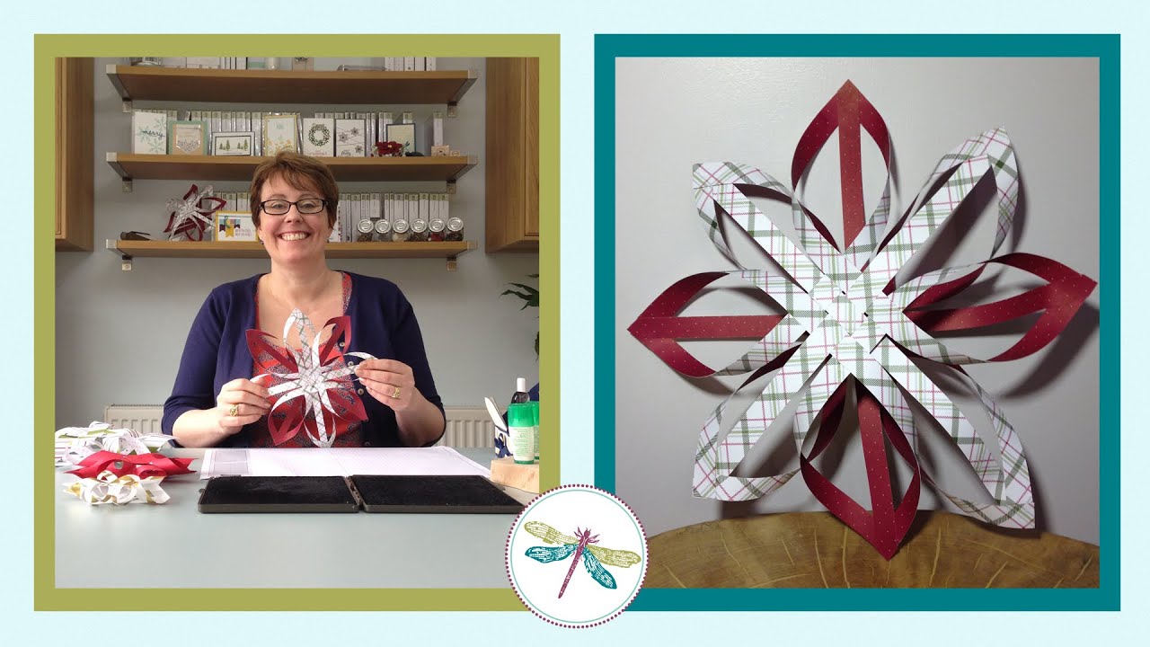 How to make a woven paper Finnish Star